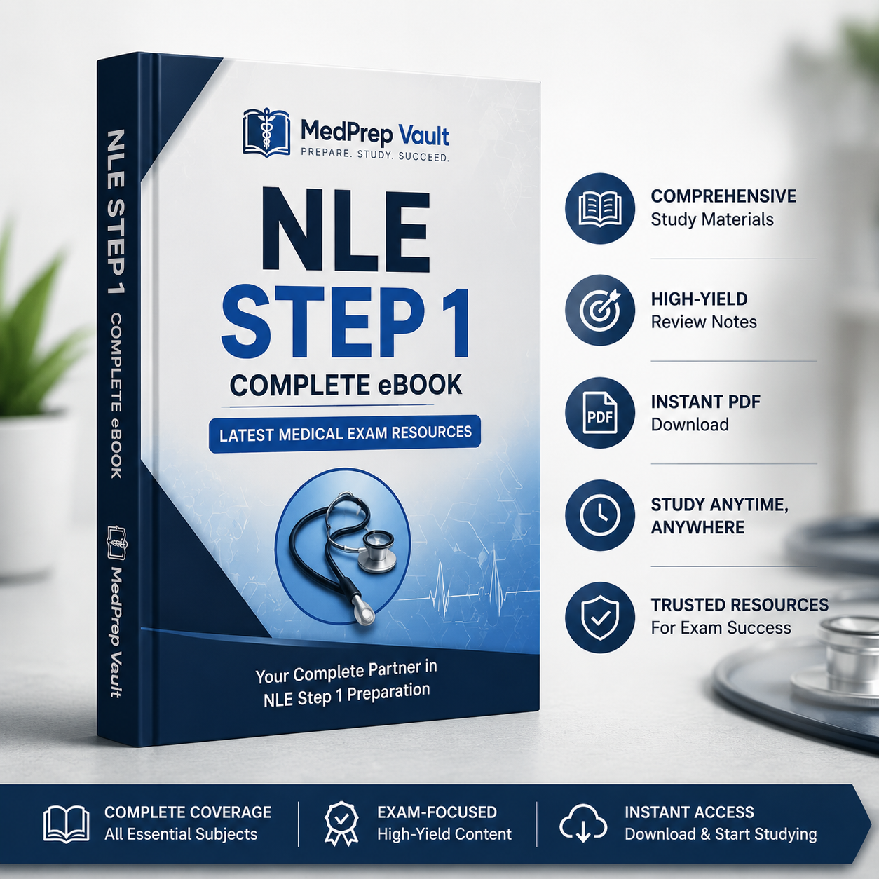 NLE Step 1 eBook Collection – Pre-Clinical Exam Prep